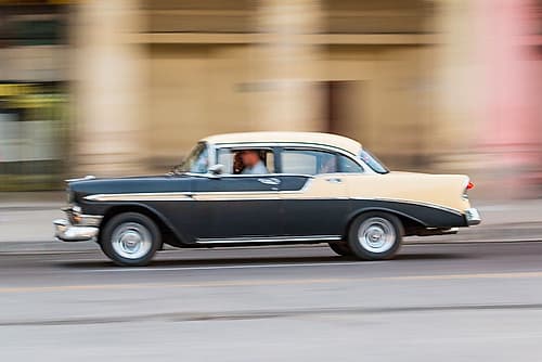 Cuba, Havana. Vintage 1956 Chevrolet Bel Air sport sedan Art Print by Emily M. Wilson